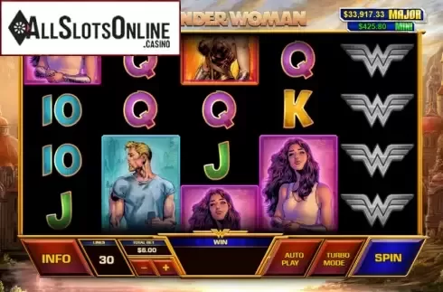 Reel Screen 2. Wonder Woman (Playtech) from Playtech