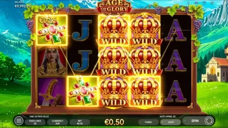 Age of Glory slot screenshot 3