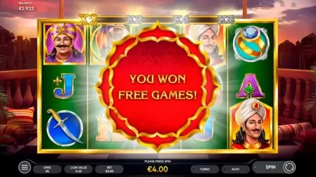 Akbar & Birbal slot screenshot 4