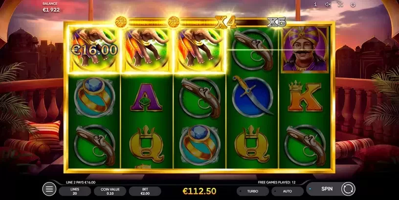 Akbar & Birbal slot screenshot 1