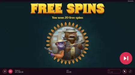 Animafia slot screenshot 3