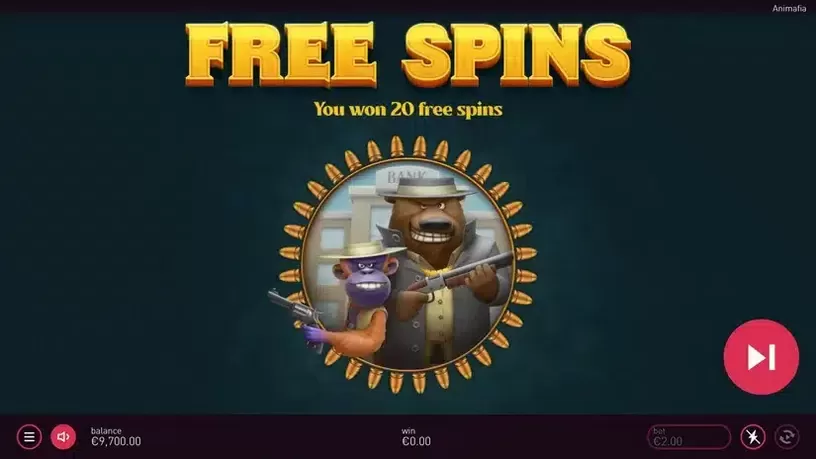 Animafia slot screenshot 3