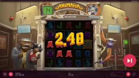 Animafia slot screenshot 4