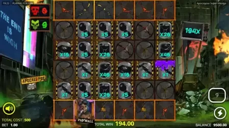 Apocalypse Super xNudge slot screenshot 5