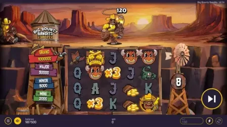 Big Bounty Bandits 3 Pots slot screenshot 4