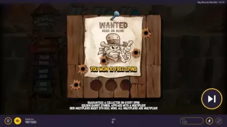 Big Bounty Bandits 3 Pots slot screenshot 3