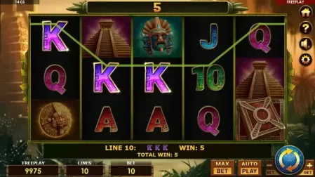 Book of Montezuma slot screenshot 2