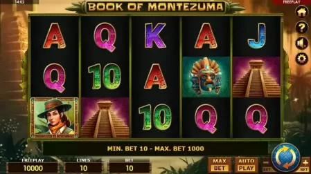 Book of Montezuma slot screenshot 1