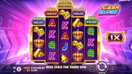 Cash Surge slot screenshot 1