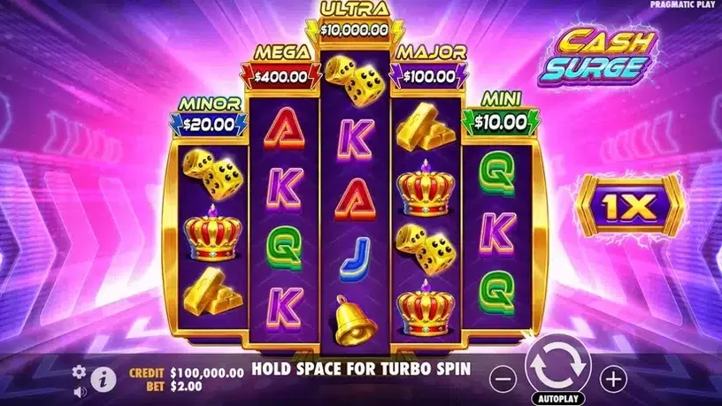 Cash Surge slot screenshot 1