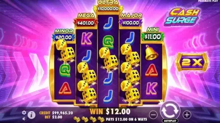 Cash Surge slot screenshot 3