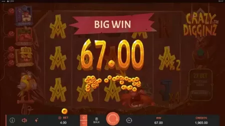 Crazy Digginz slot screenshot 4