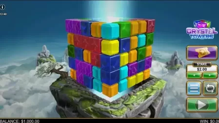 Crystal Towers slot screenshot 1