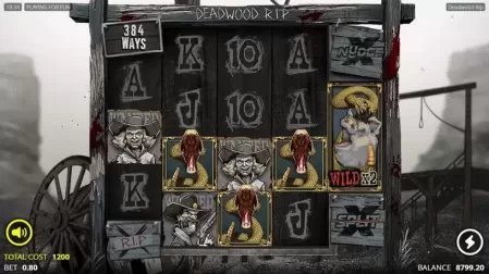 Deadwood R.I.P slot screenshot 2