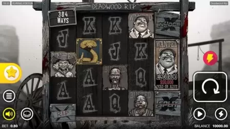 Deadwood R.I.P slot screenshot 1