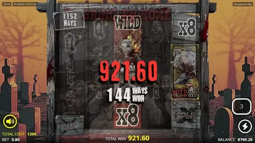 Deadwood R.I.P slot screenshot 