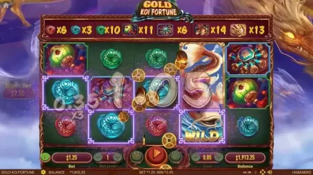 Gold Koi Fortune slot screenshot 3
