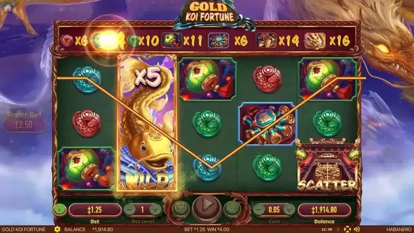 Gold Koi Fortune slot screenshot 5