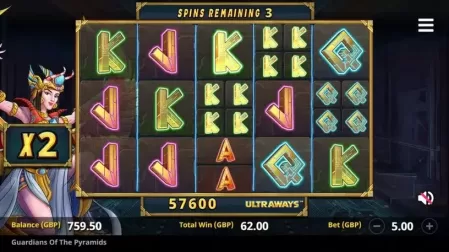 Guardians of the Pyramids slot screenshot 5