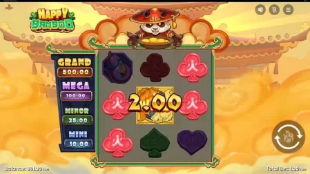 Happy Bamboo slot screenshot 2