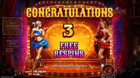 Heartbreakers slot screenshot 3