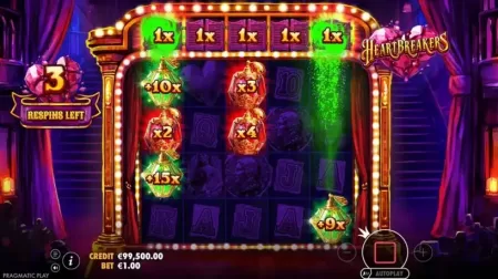 Heartbreakers slot screenshot 4