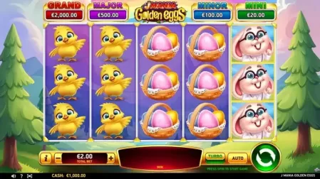 J Mania Golden Eggs slot screenshot 1