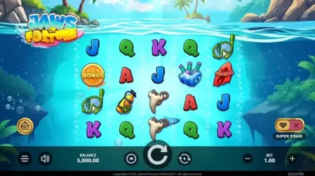 Jaws of Fortune slot screenshot 1