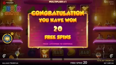 Jusik Shots slot screenshot 3