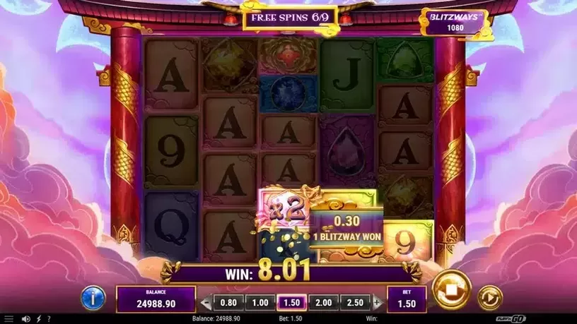 Legacy of Gems Blitzways slot screenshot 