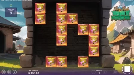 Lucy Luck and the Temple of Mysteries slot screenshot 2