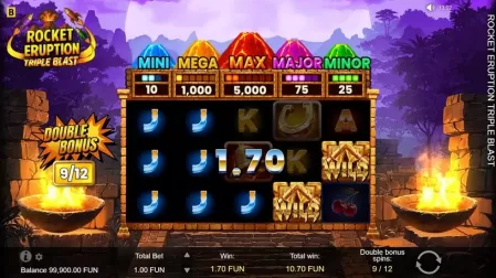 Rocket Eruption: Triple Blast slot screenshot 5