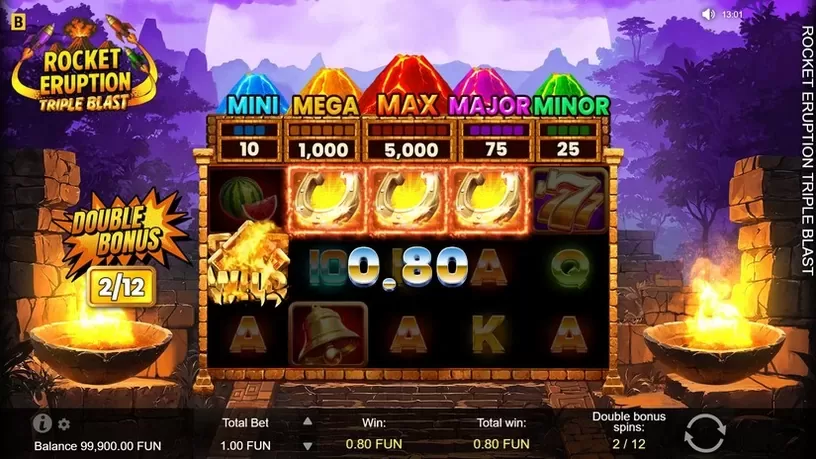 Rocket Eruption: Triple Blast slot screenshot 3