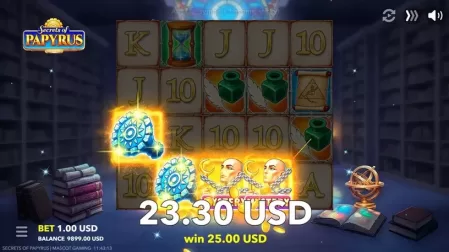 Secrets of Papyrus slot screenshot 3