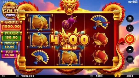 Serpent Gold Coins slot screenshot 2