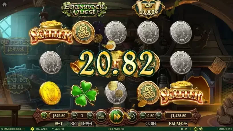 Shamrock Quest slot screenshot 2