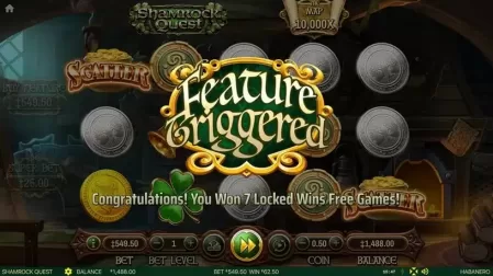 Shamrock Quest slot screenshot 3