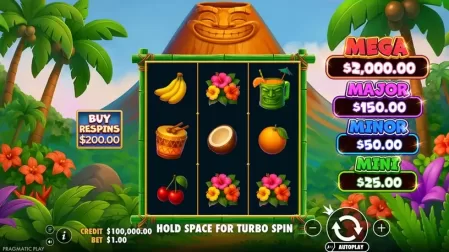 Super Tiki Strike slot screenshot 1