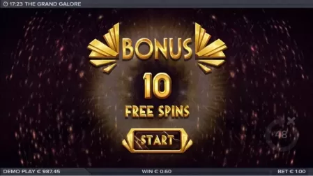 The Grand Galore slot screenshot 3