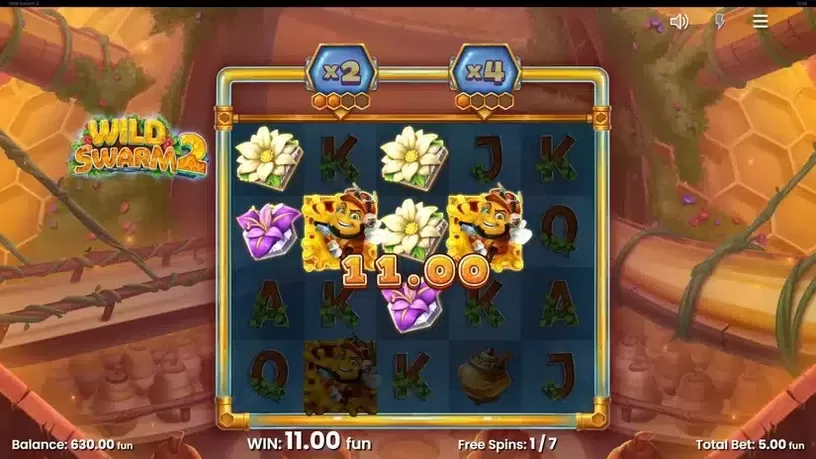 Wild Swarm 2 slot screenshot 3