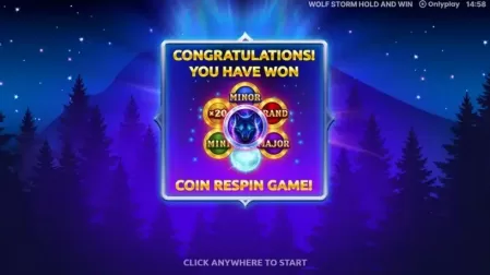 Wolf Storm Hold & Win slot screenshot 3