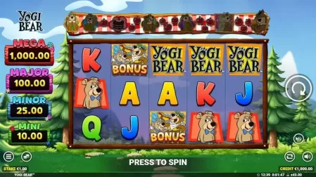 Yogi Bear slot screenshot 1