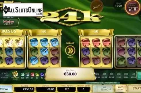 Win Screen. 24k from Air Dice