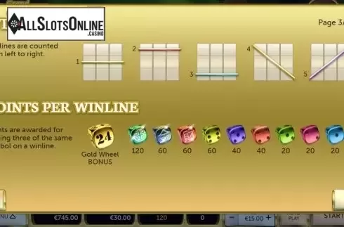 Paylines. 24k from Air Dice
