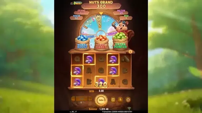 3 Fortune Nuts slot screenshot 