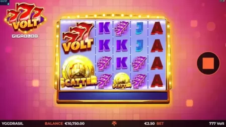 777 Volt GigaBlox slot screenshot 2