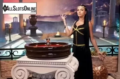 Game Screen 1. Age of the Gods Roulette Live from Playtech