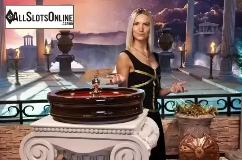 Game Screen 5. Age of the Gods Roulette Live from Playtech