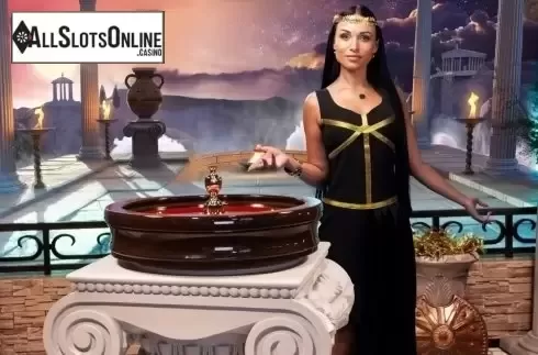 Game Screen 4. Age of the Gods Roulette Live from Playtech