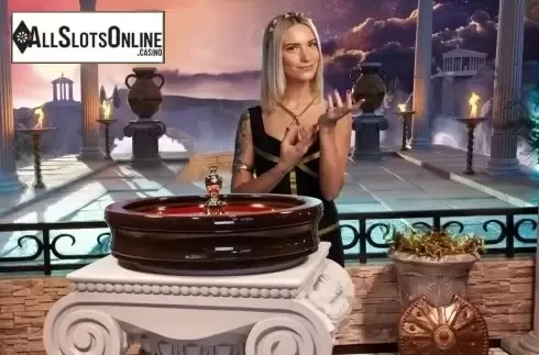 Game Screen 2. Age of the Gods Roulette Live from Playtech